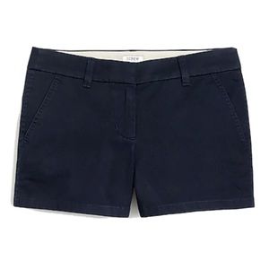 J Crew Factory 3.5" classic chino short Navy Blue